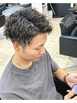 ラフヘアデザイン(Raf hair design) サイドパートツイストスパイラル