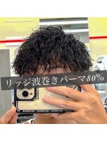 ダズルヘアラッシュ(DAZZLE hair RUSH) リッジ波巻きパーマ80％