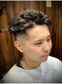 宮城リョータ風パーマスタイル