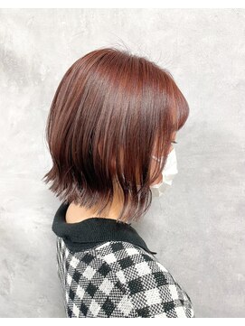 オアシスガーデン 金町店(Oasis GaRDEN) ミニボブ×オレンジブラウン