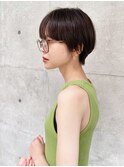 【なかじま ひびき】黒髪大人カッコいいマッシュショート