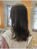 アッシュグレージュ ロングヘア 20代30代40代 オトナ女子