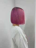 シュク 高円寺(SYUK)&nbsp;【 kanna 】まとまるボブ/ピンクヘア/切りっぱなしボブ