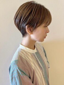 トップヘアスパアンドリゾート 鳴海(TOP HAIR spa&resort) ショートヘアはフォルムが大切/カーキベージュ