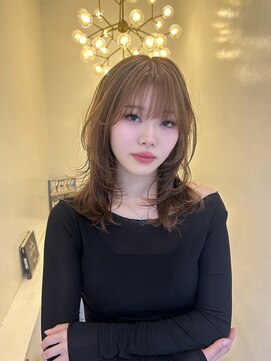 キイ 原宿 表参道(K.e.y) ミディアムレイヤー/ウルフ/シャギーレイヤー