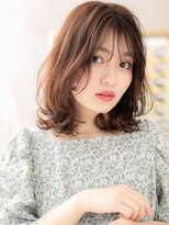 カバーヘア ブリス 川口(COVER HAIR bliss)&nbsp;韓国風外ハネカールセミウェット抜け感ヘアa川口20代30代40代