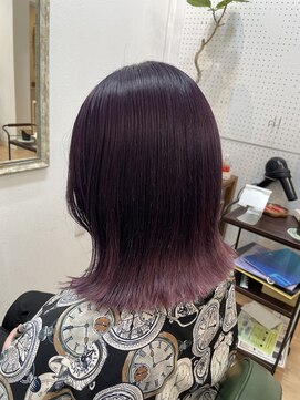 カルム 新田(calm) ＊暗め紫×インナーピンク＊