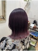 *暗め紫×インナーピンク*