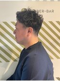 こなれた無造作パーマ×大人アップスタイル/ツーブロック#2