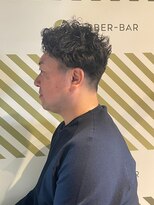 バーバーバー アカバネ(BARBER-BAR AKABANE) こなれた無造作パーマ×大人アップスタイル/ツーブロック#2