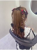 ハーフツイン/梅田ヘアセット