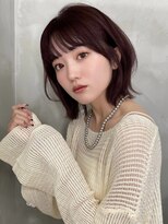 ロンドプロフィール 浦和(Lond profil)&nbsp;ブリーチなしカラー伸ばしかけヘア簡単スタイリング小顔ヘア