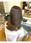 イメチェン外ハネボブ美髪ワイドバングミディアムレイヤーカット
