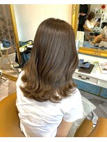 ロンドアベニール 北千住(Lond avenir)&nbsp;イメチェン外ハネボブ美髪ワイドバングミディアムレイヤーカット