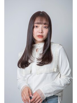 ルフュージュ バイ プロデュース 相模大野店(Refuge by Produce) レイヤーカット/ショコラブラウン/ストレートロング