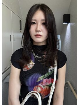 ローレンジウ(LOREN JU) くびれヘア/学割U24/レイヤーカット/オージュア/ダブルカラー