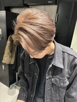 アンダーバーホワイト 京橋店(_WHITE)&nbsp;ハイトーンセンターパート ミルクティーグレージュ