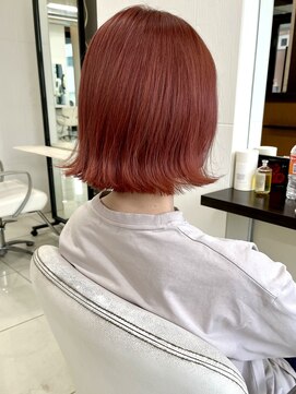 フラッグ 九大学研都市店(Flag) カシスレッド／外ハネボブ