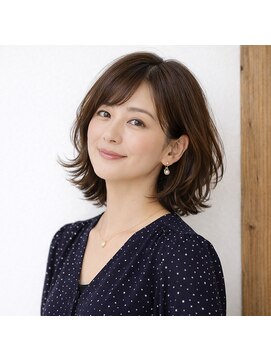 スープレックス ヘアーデザイン(SOUPREX HAIR DESIGN) ミセスミディアムレイヤーボブ　20代 30代 40代 50代 60代