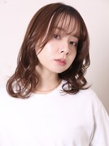 バーニー(BARNEY)&nbsp;大人ガーリー30代40代合わせカットミディアムレイヤー0106