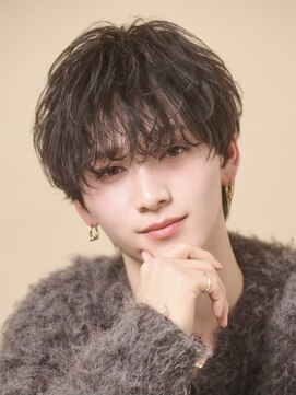 オーシャントーキョー 原宿(OCEAN TOKYO) 波巻きシャドウパーマラウンドマッシュ