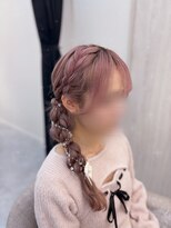 ヘア サロン クラン ソア 心斎橋店(hair salon clan soar)&nbsp;サイド編みおろし