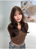 ブリーチなしダブルカラーレイヤーカット原宿髪質改善