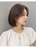 プレフル(playfull) 韓国風センターパートタッセルボブ