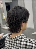 サーフカールニュアンスサーフカールウルフロン毛ミディアム