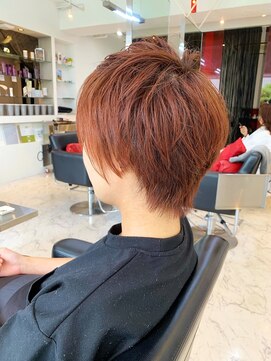 ディシェル(D'ciel) 《Ｄ‘ciel工藤富生》ベリーショート×レッドカラー