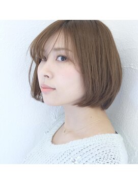 クラク 笹塚店(KURAKU) アッシュカラーツヤ感ノーブル前下がりショート