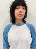 （stylist 曽我）ミディウルフボブ