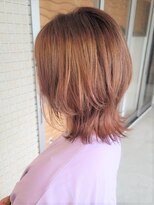 アルム(hair salon Alum)&nbsp;『 ほんのりピンクベージュ☆　ブリーチありでハイトーン 』
