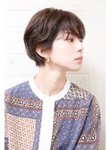 ［OCEAN Hair&Life 水田成美］丸み◎ブラウンカラーボブショート