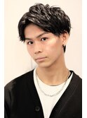 ツイストスパイラル爽やかツーブロックウルフマッシュプチウルフ