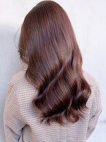 アイティーバイアルバム 下北沢店(IT by ALBUM)&nbsp;ブラウンロング_外ハネボブセクションカラー_ba361311