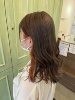 ブランシェ 高蔵寺店(BRANCHE)&nbsp;◆イヤリングカラー◆オレンジ×アッシュ【北川】