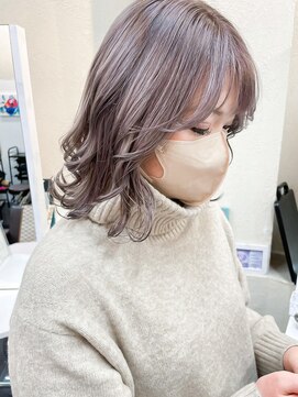 ミシェリー(misherry) オージュア大人ガーリーミルボンID送料無料長めボブタッセル