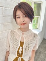 ガーランド (Garland)&nbsp;大人ショート/ショートボブ/マチルダボブ/ピンクベージュ/卵型