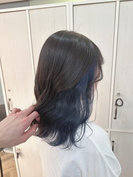 ジーナ  札幌大通(Zina) 【Zina札幌大通】大人ガーリー＊インナーカラー＊暗めカラー