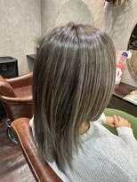 サニア(SUNXIA)&nbsp;脱白髪染め×グレイッシュブルー