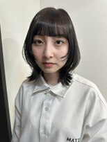 ラック(LUCK)&nbsp;切りっぱなしボブ/エアリーロング/美髪/ピンクブラウン/韓国