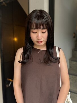 テテ ニコ(tete nico) 【大前晴奈】地毛トーンのラベンダーグレージュ