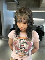 リール(rire)&nbsp;rireイメチェン前髪アンブレラカラーこなれミディウェーブパーマ