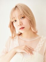 ビィシャイン 滝野店&nbsp;派手可愛いハイトーンボブ