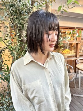 バートランド 白楽(Bertland) 島田/ヘルシーボブ 似合わせ シアーベージュ 顔まわり 髪質改善