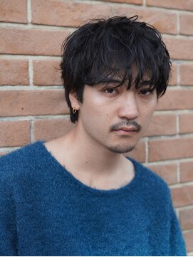 クオル 立川(QOL) 大人マッシュ シャドウパーマ 無造作 大人男子 ニュアンスパーマ