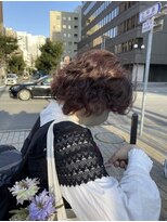 クオーレ(CUORE)&nbsp;酸性パーマ×チェリーカラー