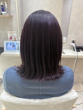 ジーナ 本八幡(Zina) 艶髪ベリーカラー×外はね　Zina 本八幡