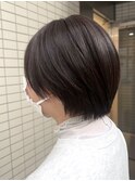 ショートカット/ハンサムショート/ショートヘア/ベージュ/艶髪